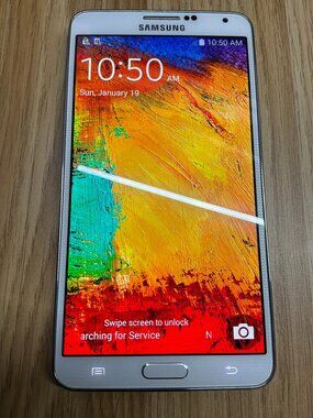 Samsung Galaxy Note 3 SM-N900P 32GB White Sprint Locked w/ S Pen Android Phone